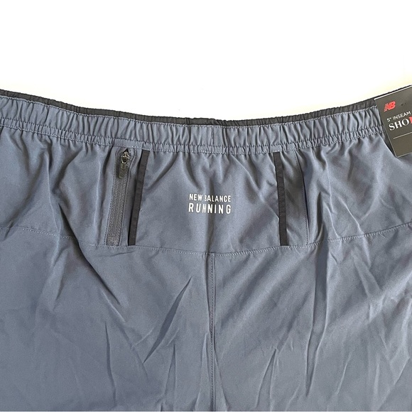 NEW BALANCE Impact 5" Running Shorts Mens SIZE 2XL Thunder Bay Grey Athletic NWT - Picture 12 of 16